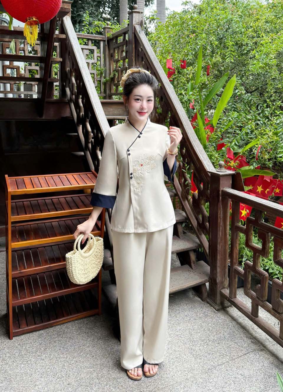 Pháp Phục Đi Chùa Dài Tay Thanh Lịch Cho Nữ 2 phap-phuc-dai-tay-may-kem-cho-nu